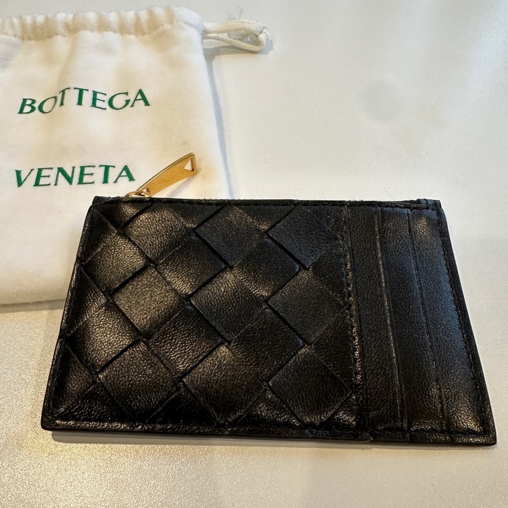 Bottega Veneta Zippered Card Case/Wallet